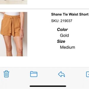 Evereve Shane Tie-Waist Short